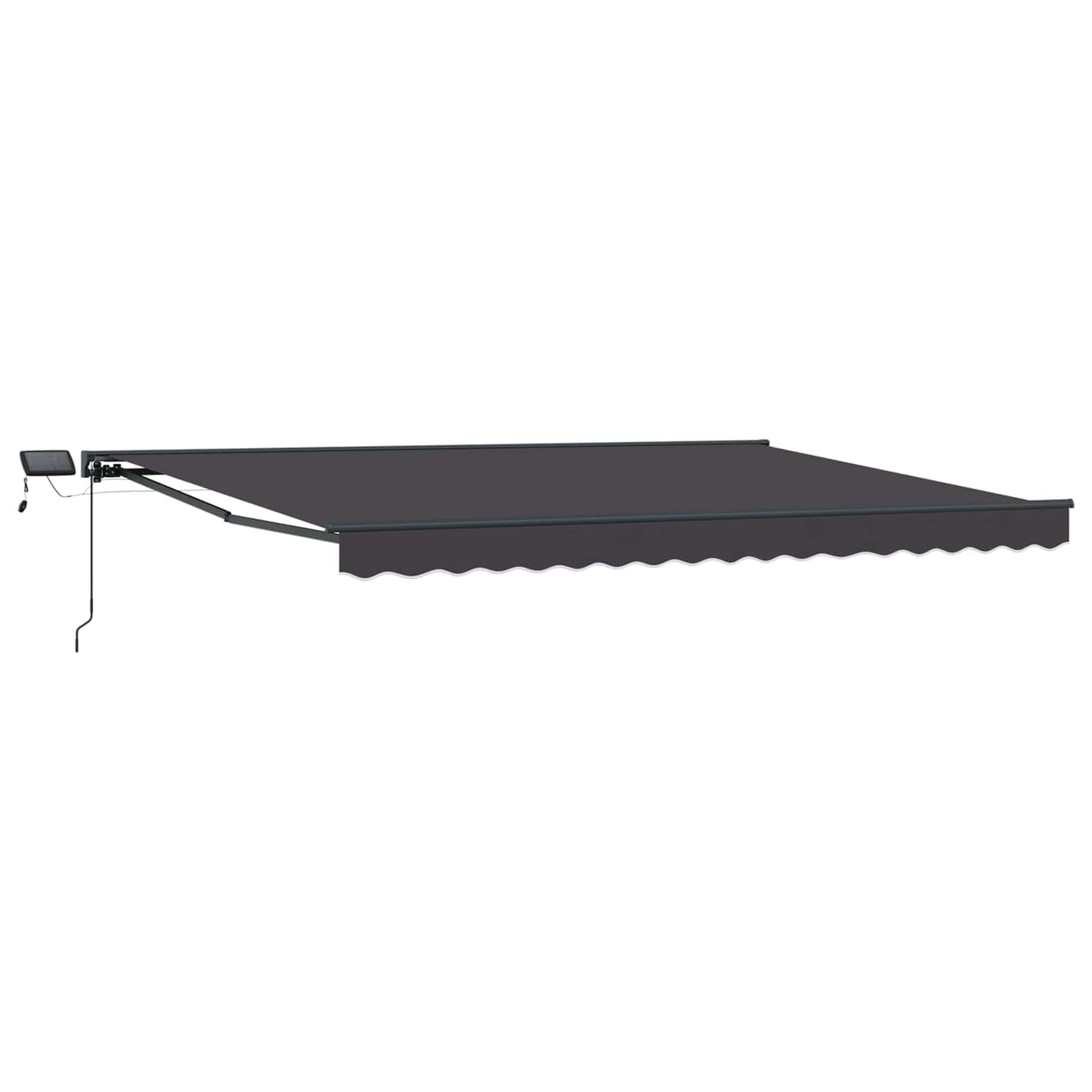 vidaXL Manual Awning Frame with LEDs Anthracite 4.5 x 3.5 m 2