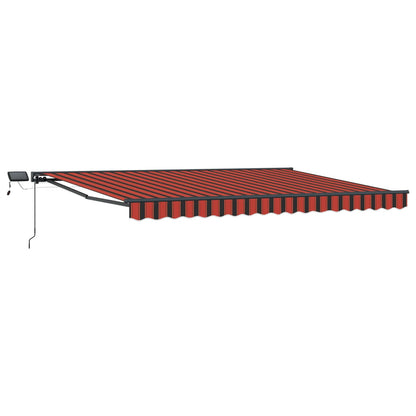 vidaXL Manual Awning Frame with LEDs 4.5 x 3.5 m 2
