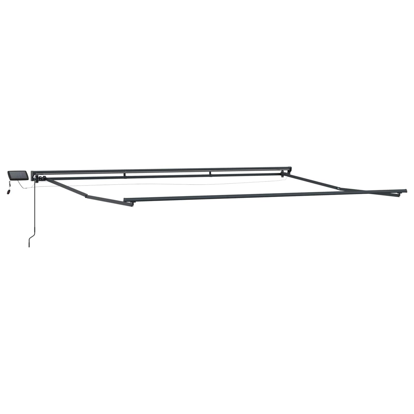 vidaXL Manual Awning Frame with LEDs 4.5 x 3.5 m 4