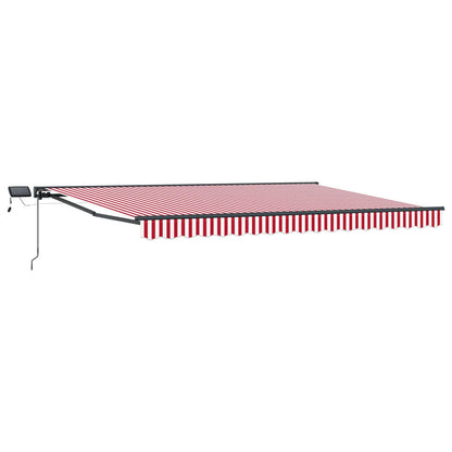 vidaXL Manual Awning Frame with LEDs 4.5 x 3.5 m 2