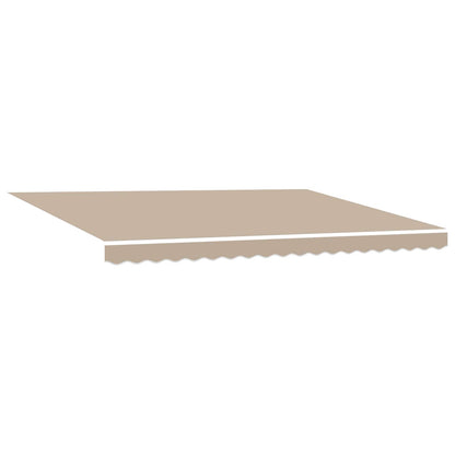 vidaXL Manual Awning Frame with LEDs Beige and Anthracite 4.5 x 3.5 m 5