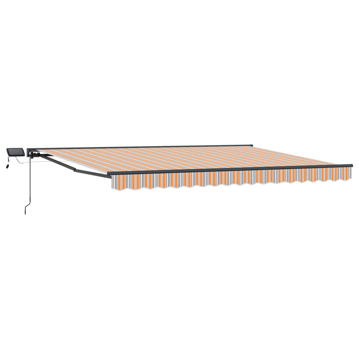 vidaXL Cassette Awning with Solar LED 2