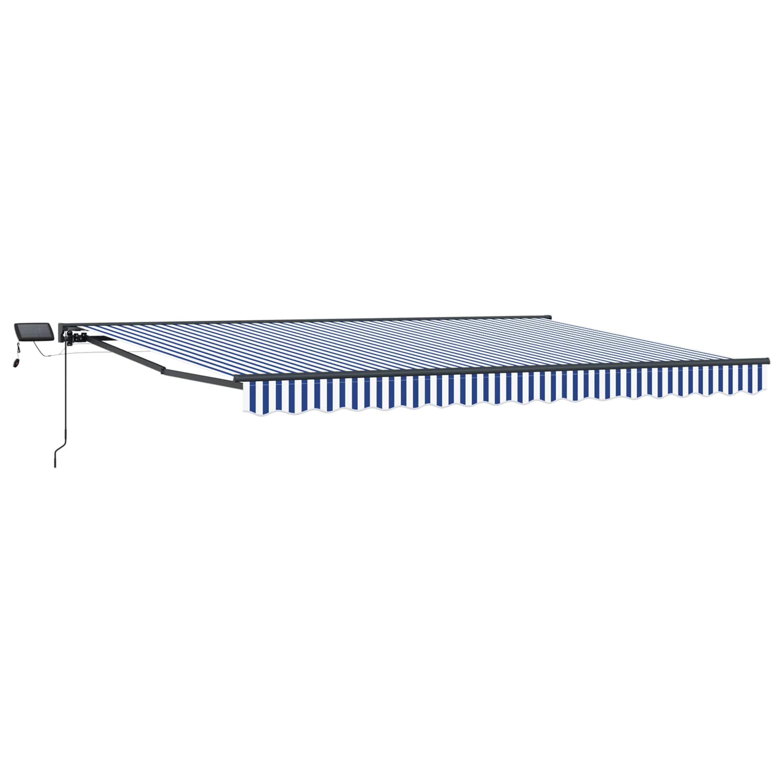 vidaXL Manual Awning Frame with LEDs 5 x 3.5 m 2