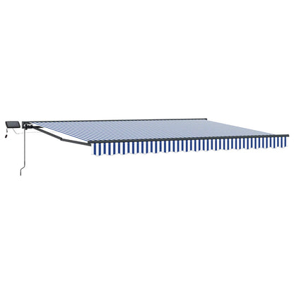 vidaXL Manual Awning Frame with LEDs 5 x 3.5 m 2