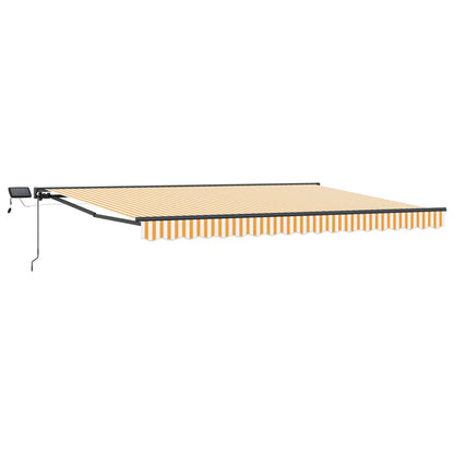 vidaXL Manual Awning Frame with LEDs 5 x 3.5 m 2