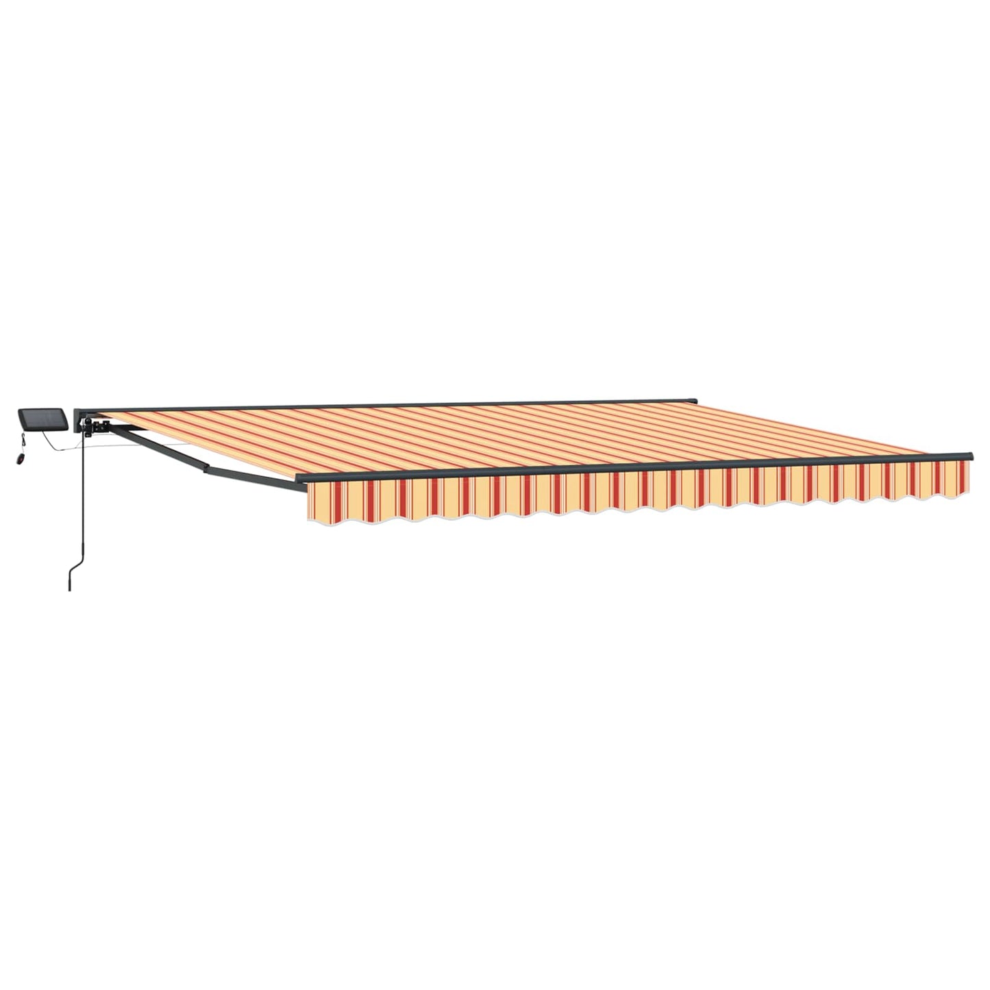 vidaXL Manual Awning Frame with LEDs 5 x 3.5 m 2