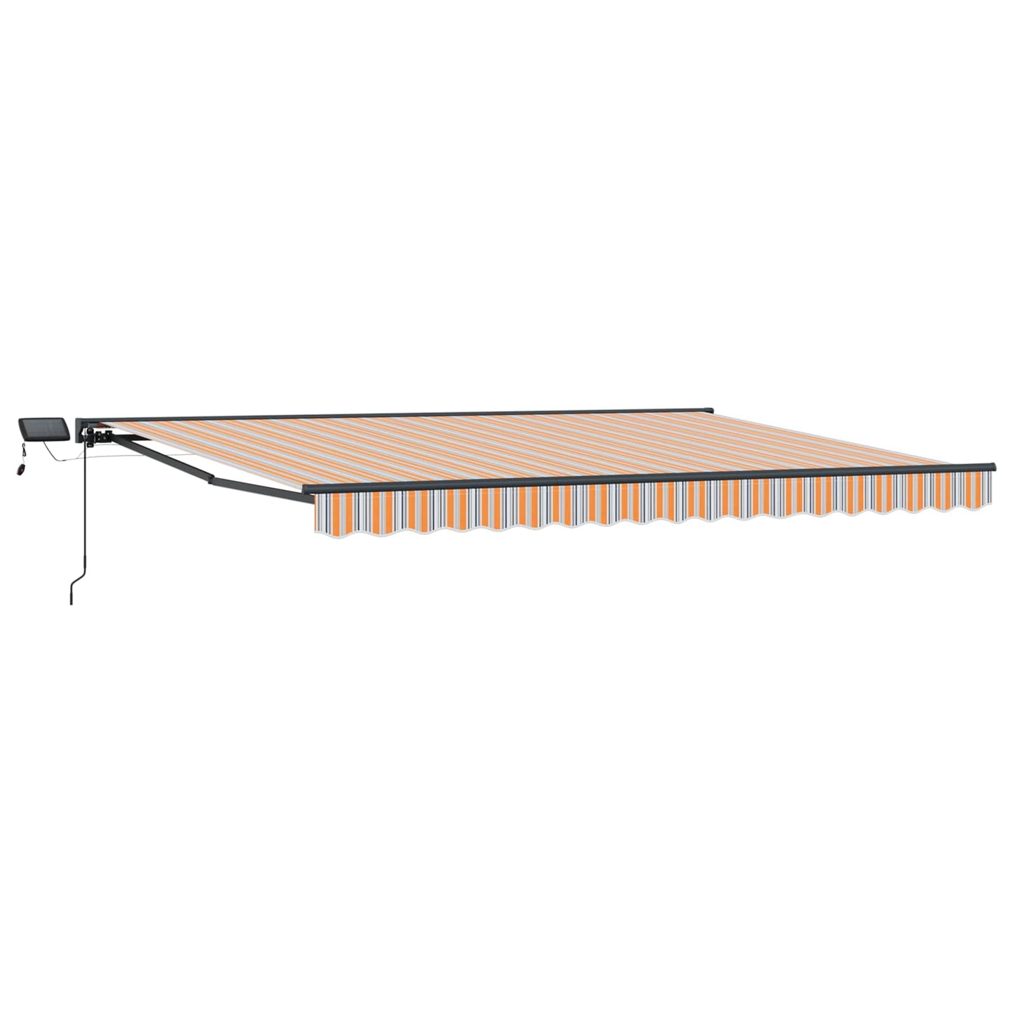 vidaXL Manual Awning Frame with LEDs 5 x 3.5 m 2