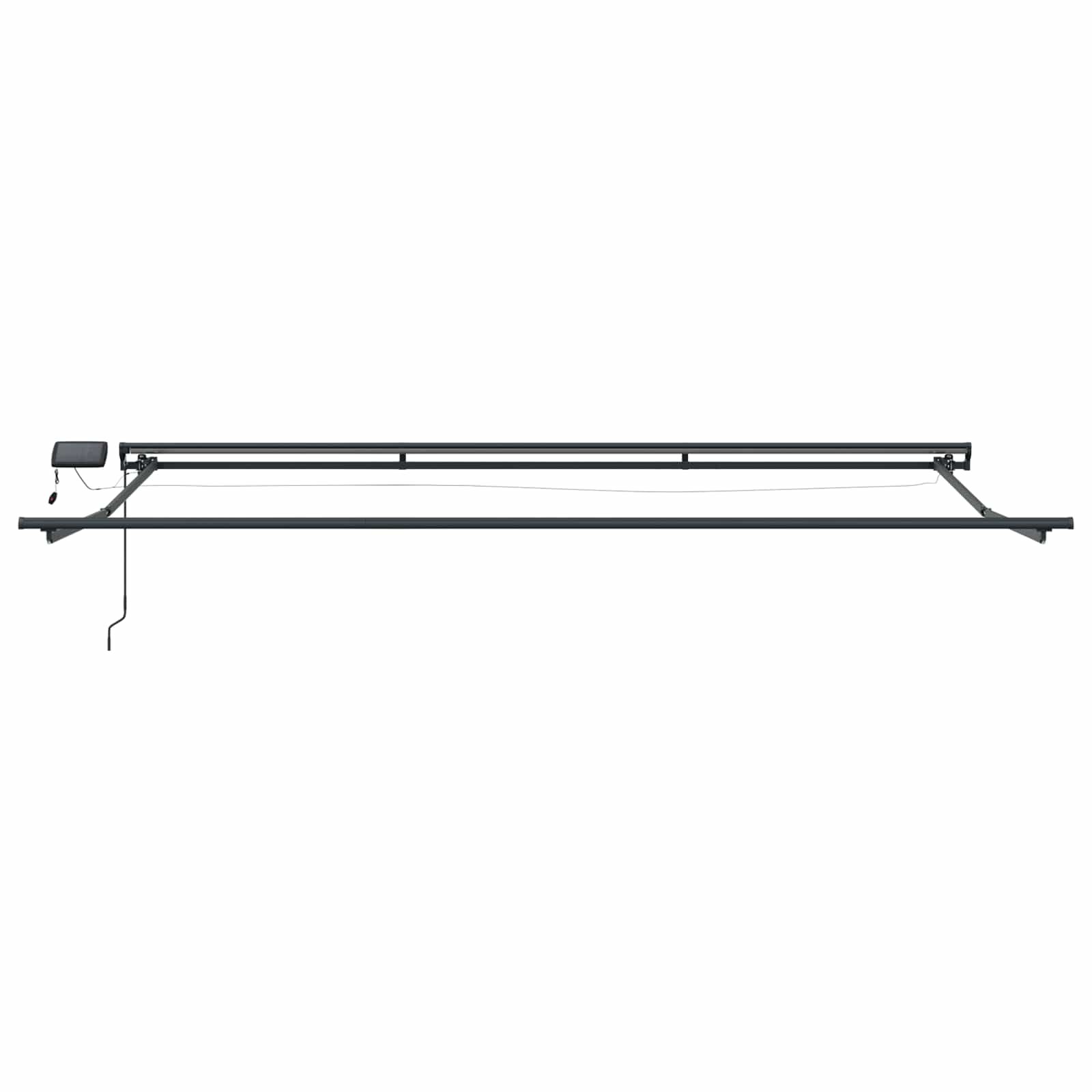 vidaXL Manual Awning Frame with LEDs 5 x 3.5 m 6