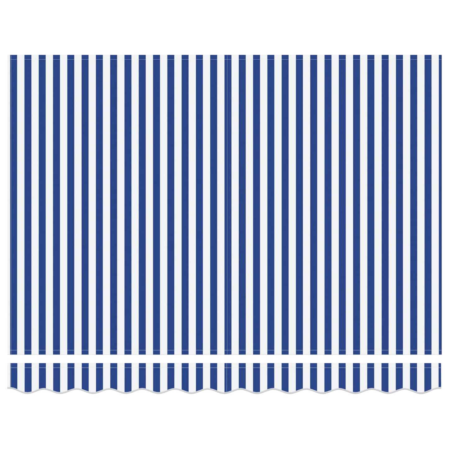 vidaXL Electric Retractable Awning Blue and White 3.5 x 2 m 6