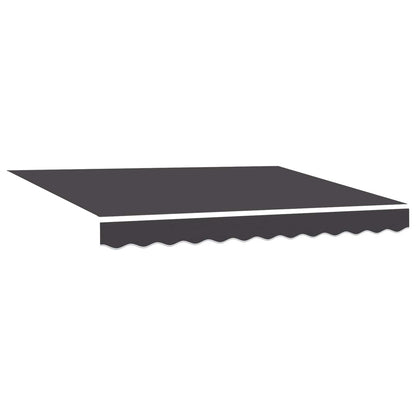 vidaXL Electric Retractable Awning White and Anthracite 3.5 x 2 m 4