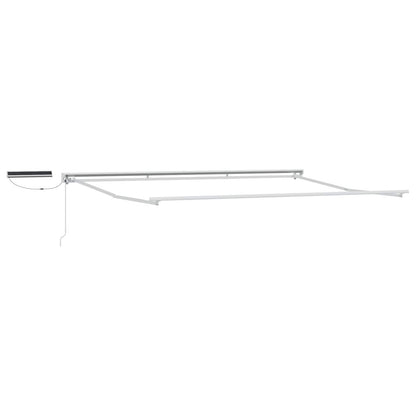 vidaXL Electric Retractable Awning Brown and White 4 x 2 m 3
