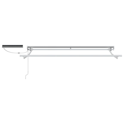 vidaXL Electric Retractable Awning Green, Yellow and White 3 x 2.5 m 5
