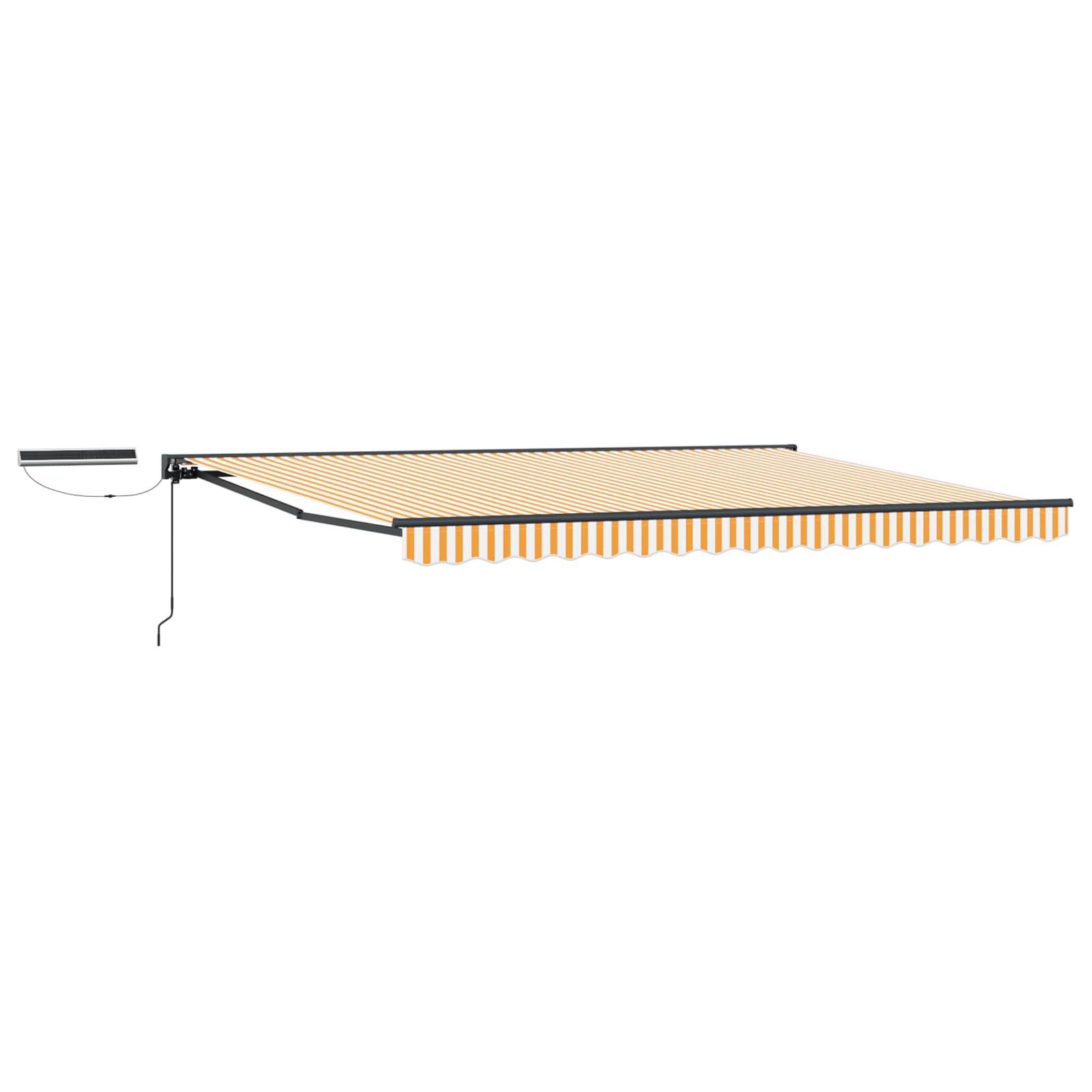 vidaXL Electric Retractable Awning 4 x 2 m Polyester with PU coating 2