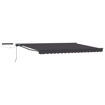 vidaXL Electric Retractable Awning Anthracite 4 x 2 m 2