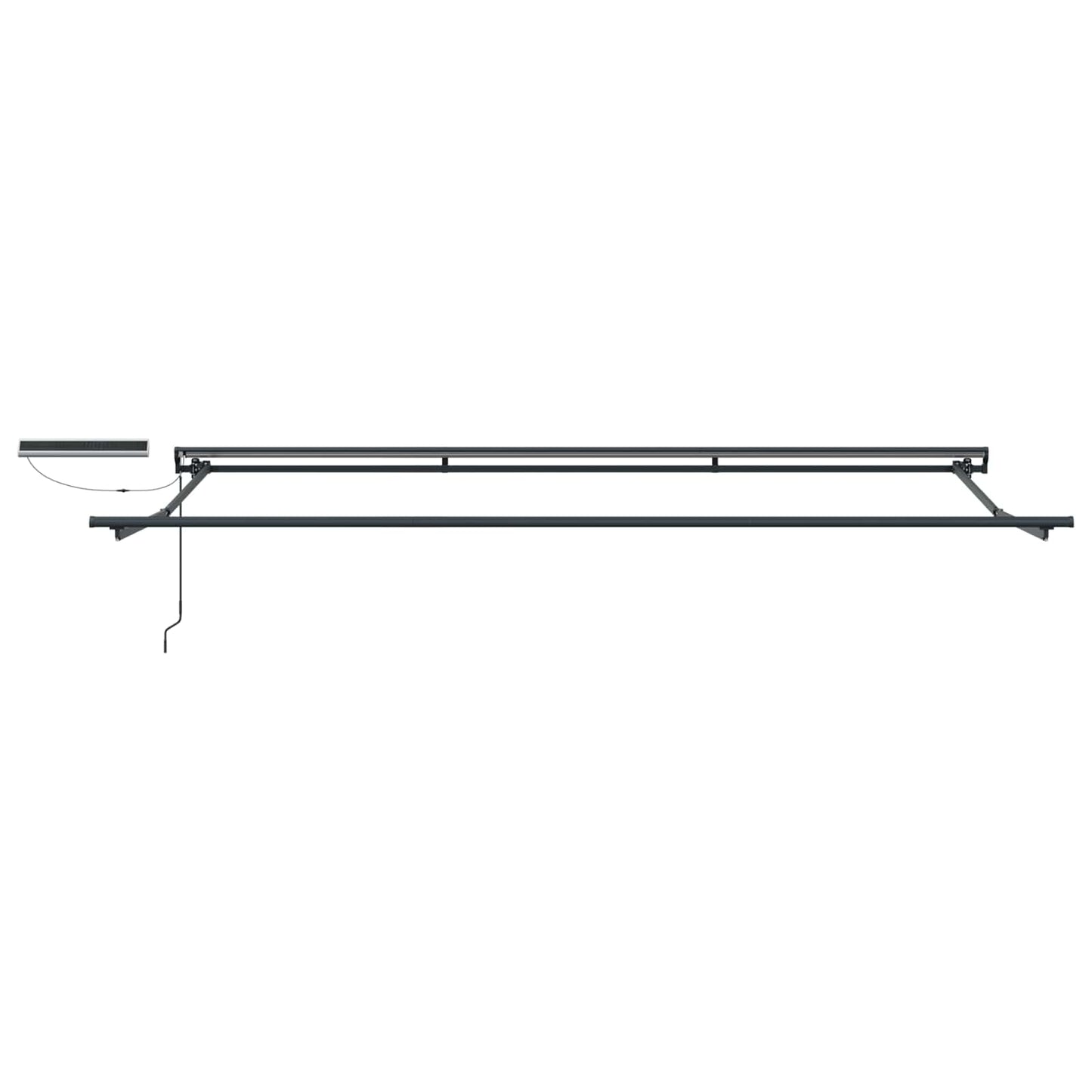 vidaXL Electric Retractable Awning Anthracite 4 x 2 m 5