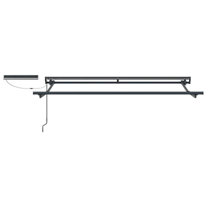 vidaXL Electric Retractable Awning Cream and Anthracite 3 x 2.5 m 5
