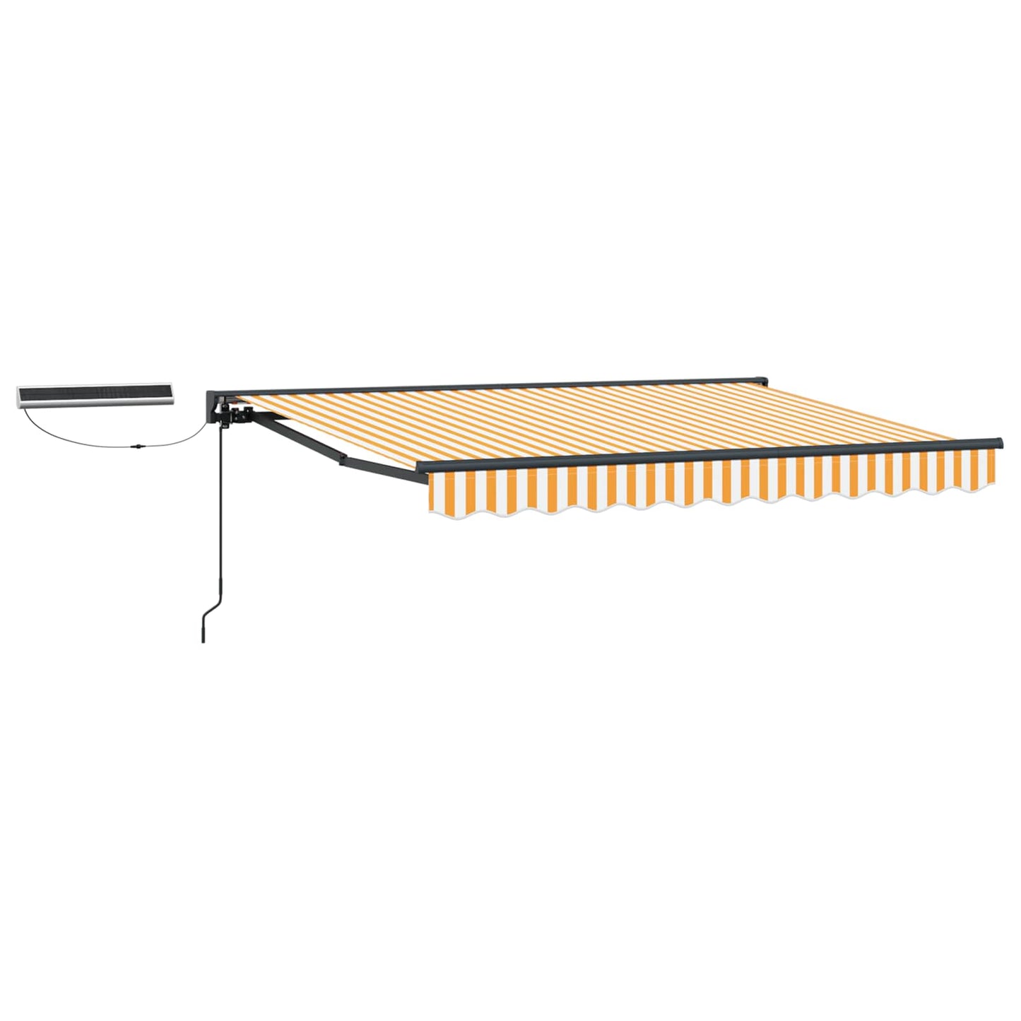 vidaXL Electric Retractable Awning 3 x 2.5 m Polyester with PU coating 2