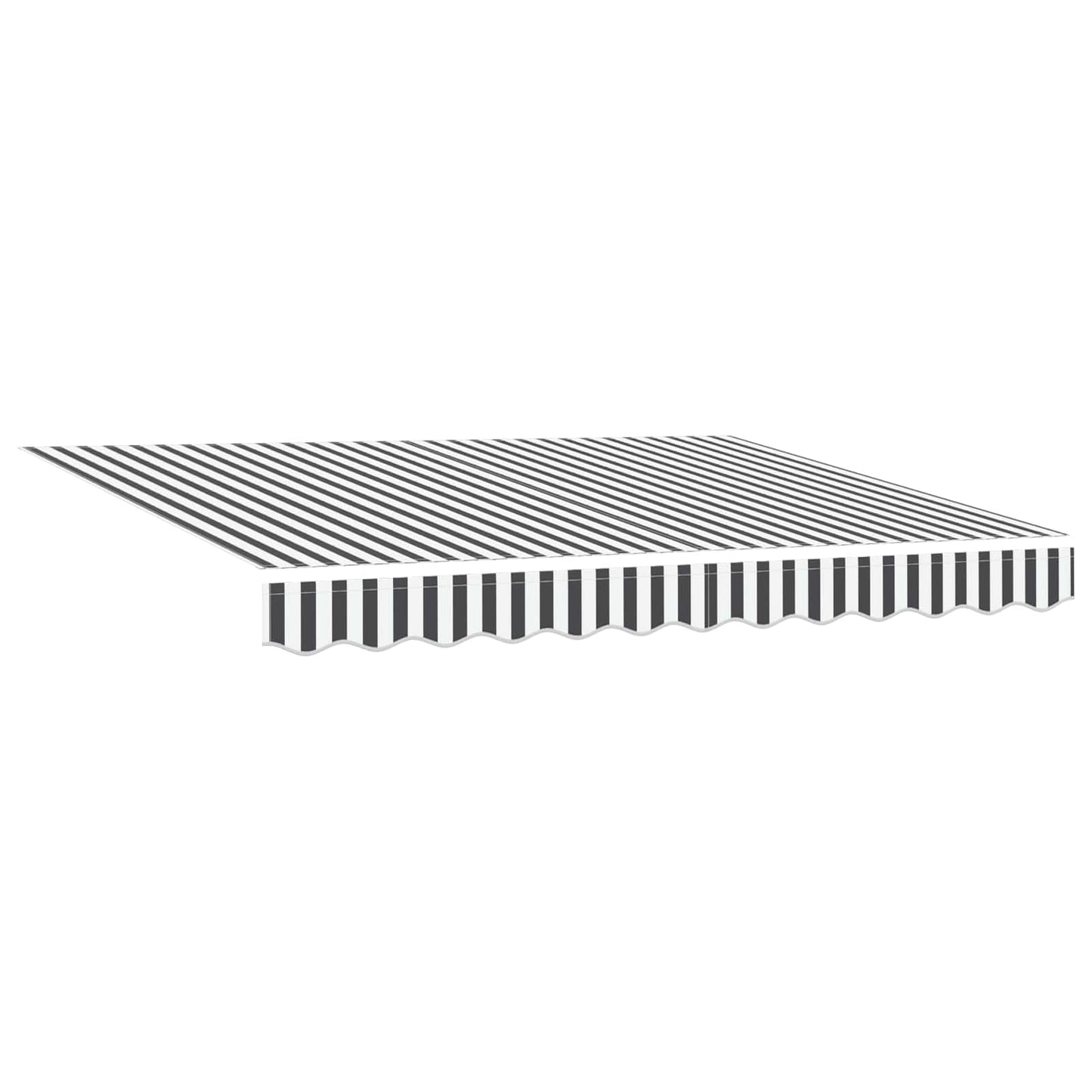vidaXL Electric Retractable Awning Anthracite and White 3 x 2.5 m 4