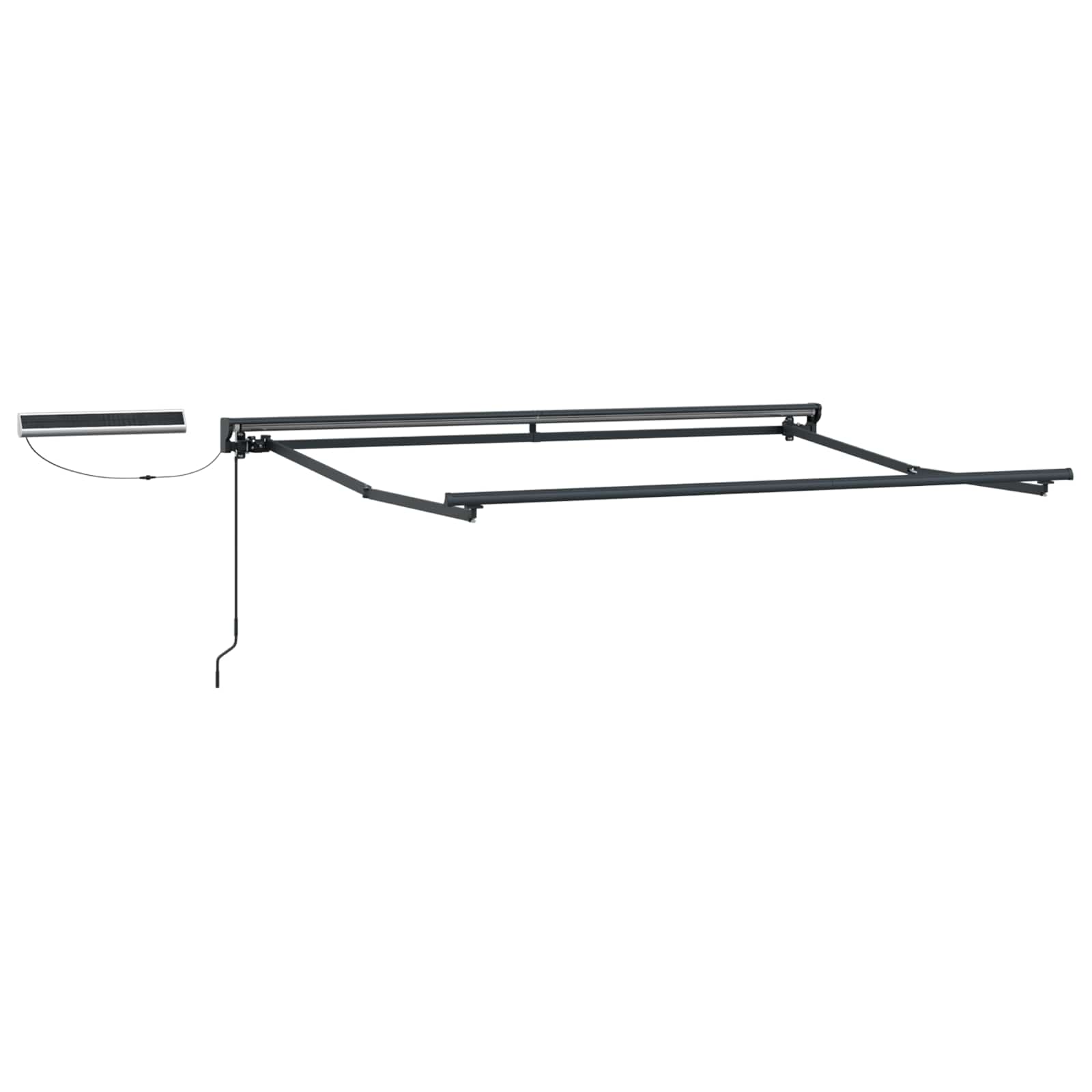 vidaXL Electric Retractable Awning 3 x 2.5 m Polyester with PU coating 3