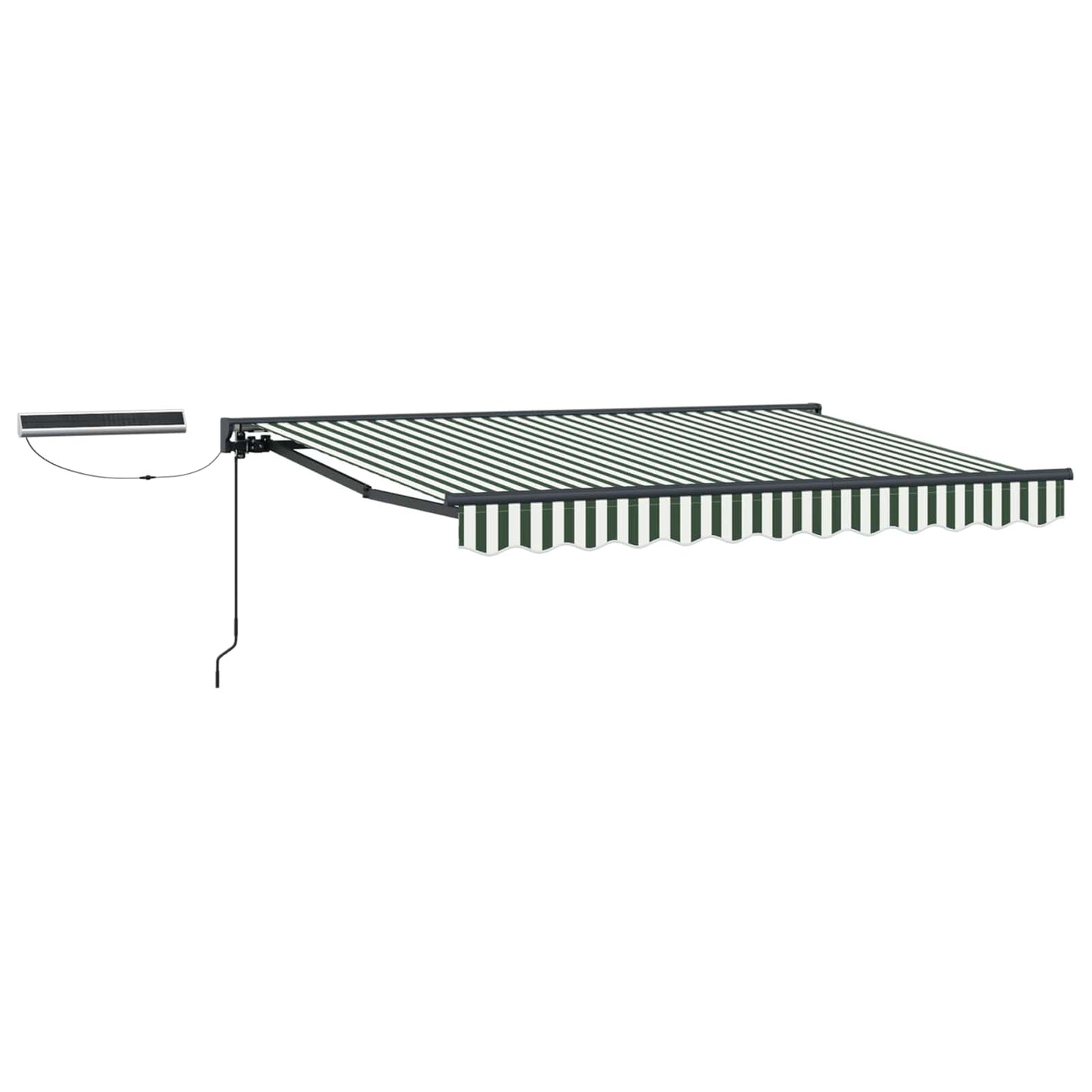 vidaXL Electric Retractable Awning 3 x 2.5 m Polyester with PU coating 2
