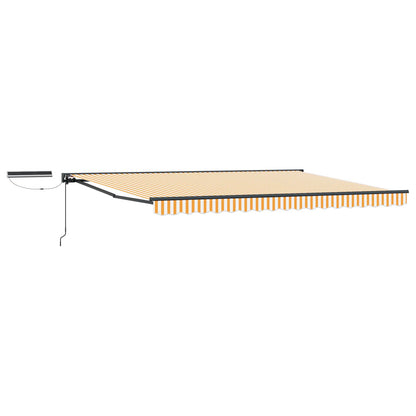 vidaXL Electric Retractable Awning 4 x 3.5 m Polyester with PU coating 2