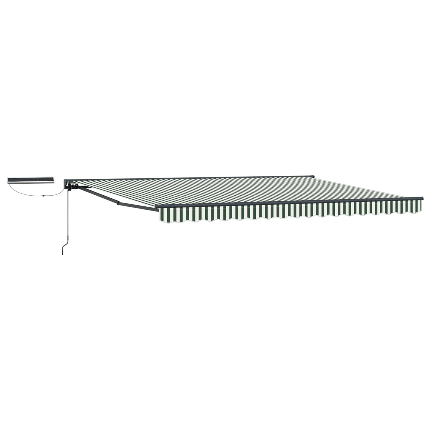 vidaXL Electric Retractable Awning 4.5 x 3 m Polyester with PU coating 2