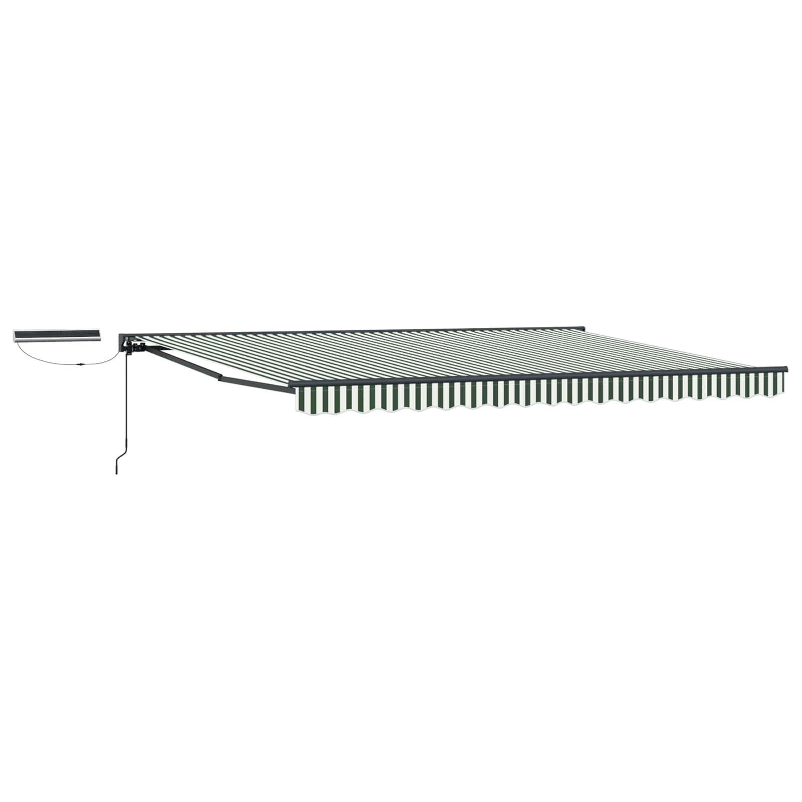 vidaXL Electric Retractable Awning 4.5 x 3 m Polyester with PU coating 2
