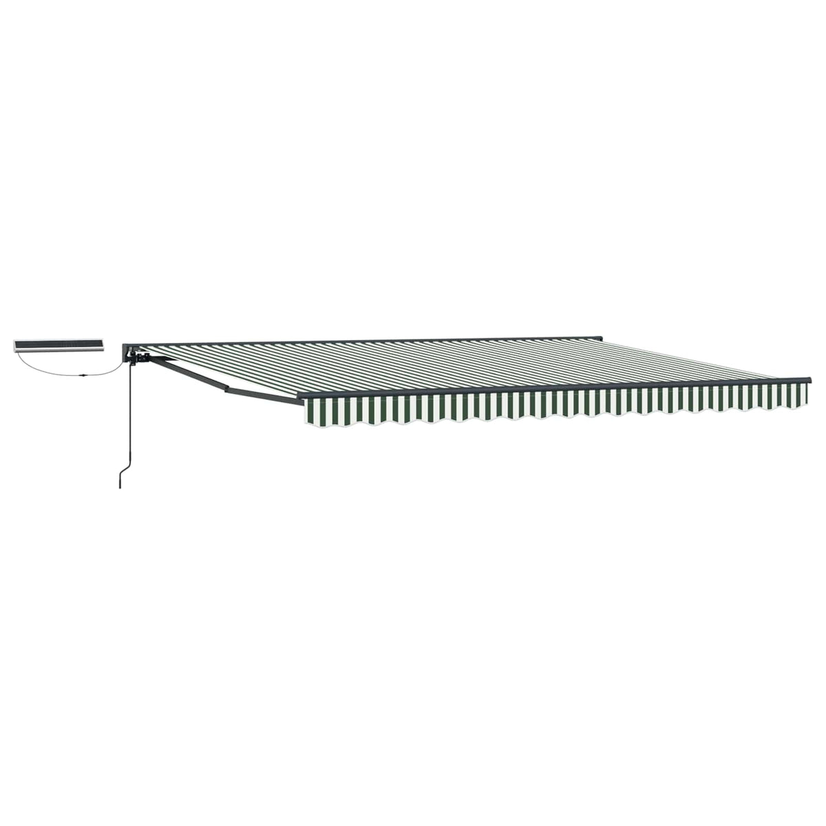 vidaXL Electric Retractable Awning 4.5 x 3.5 m 2