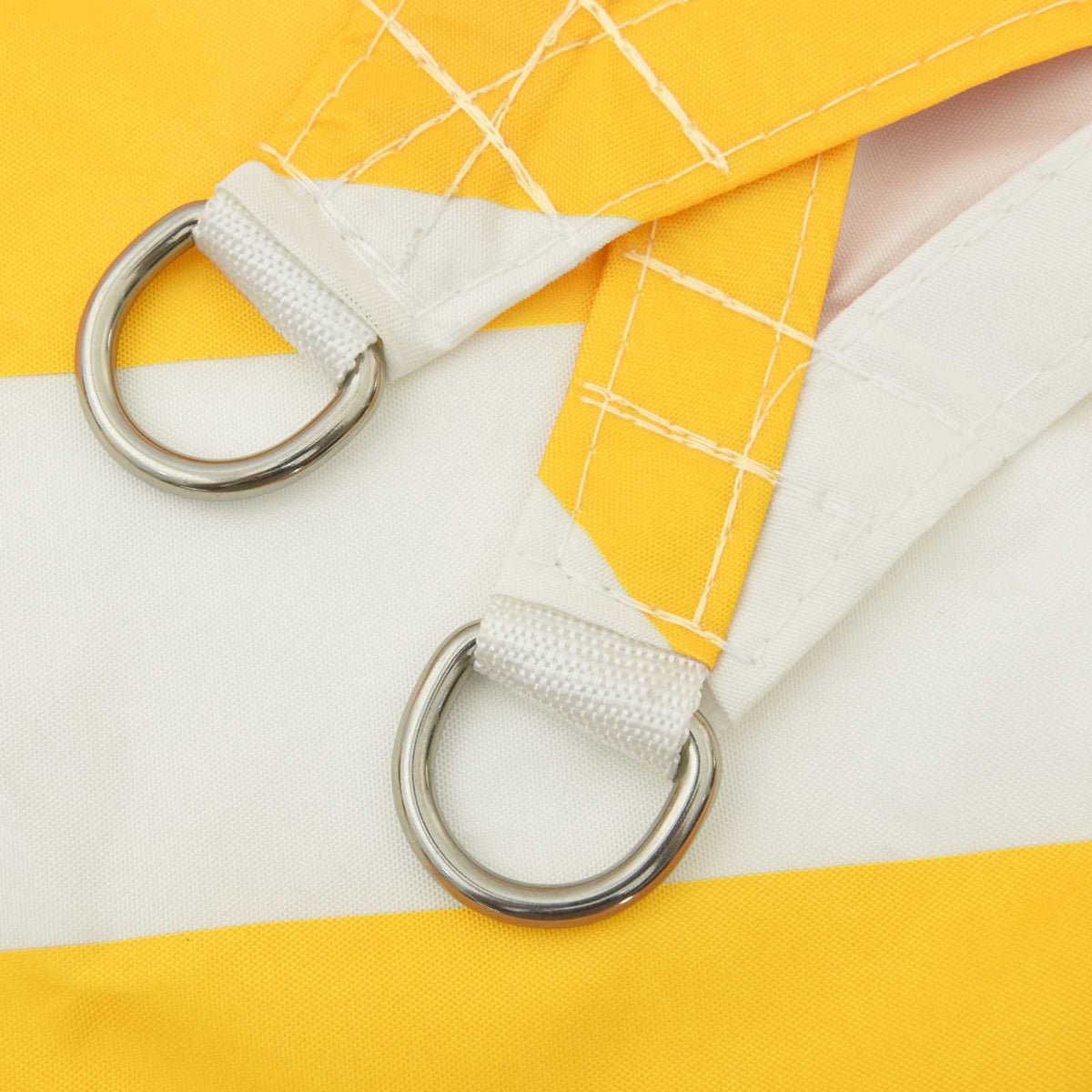 Sunshade Sail Oxford Fabric Yellow white
