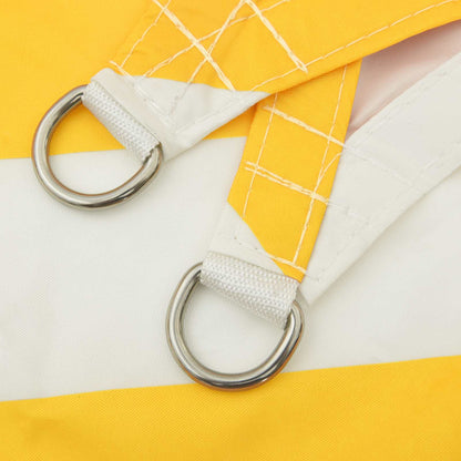 Sunshade Sail Oxford Fabric Yellow white