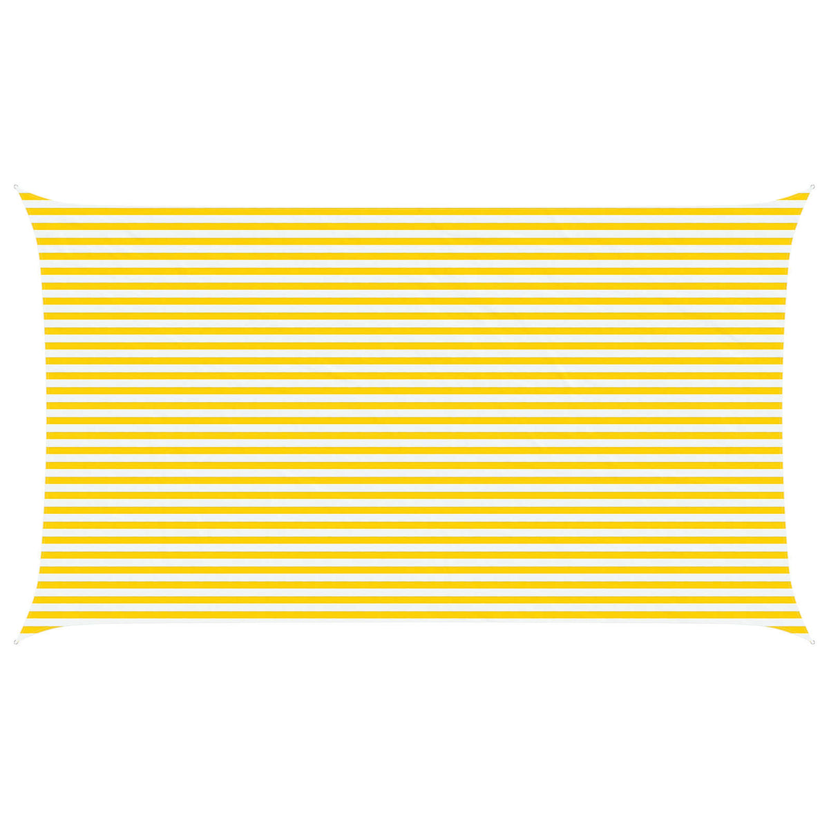 Sunshade Sail Oxford Fabric Rectangular 4x7 m Yellow and white