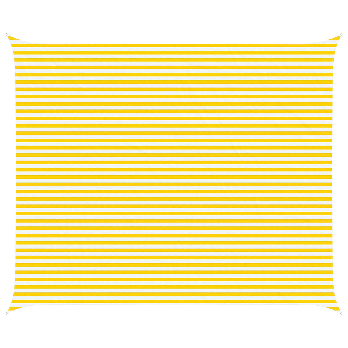 Sunshade Sail Oxford Fabric Rectangular 5x6 m Yellow and white