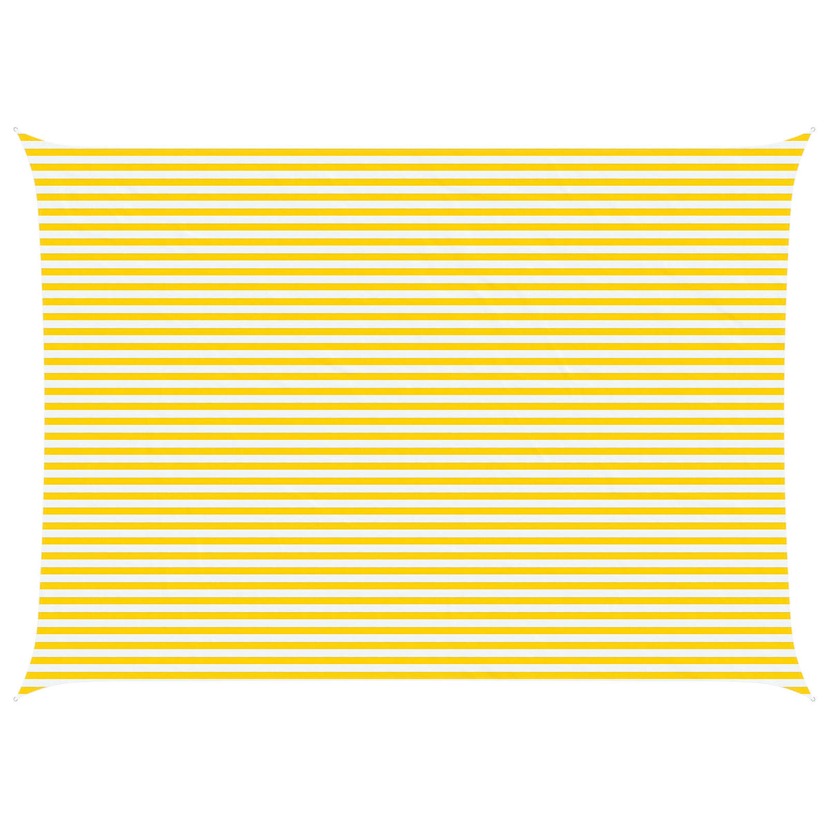 Sunshade Sail Oxford Fabric Rectangular 5x7 m Yellow and white