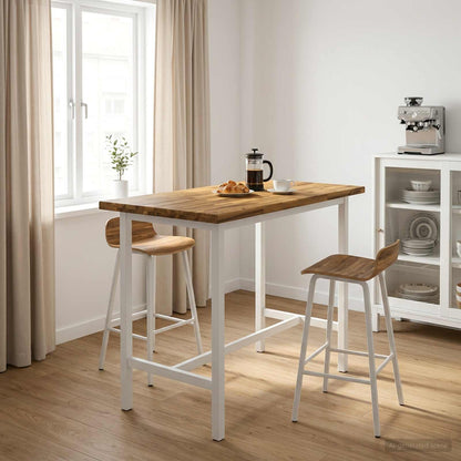 Table Top Whitewash Rectangular Depth 50 cm 140 cm