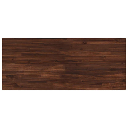 Table Top Dark Brown Rectangular Depth 40 cm 160 cm