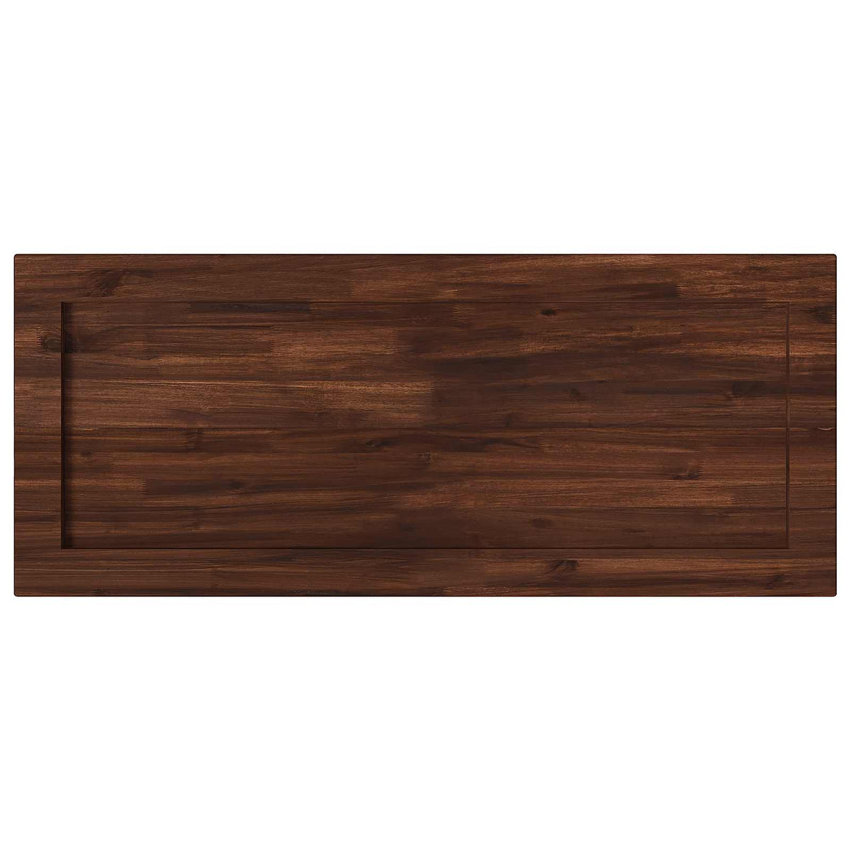 Table Top Dark Brown Rectangular Depth 50 cm 120 cm