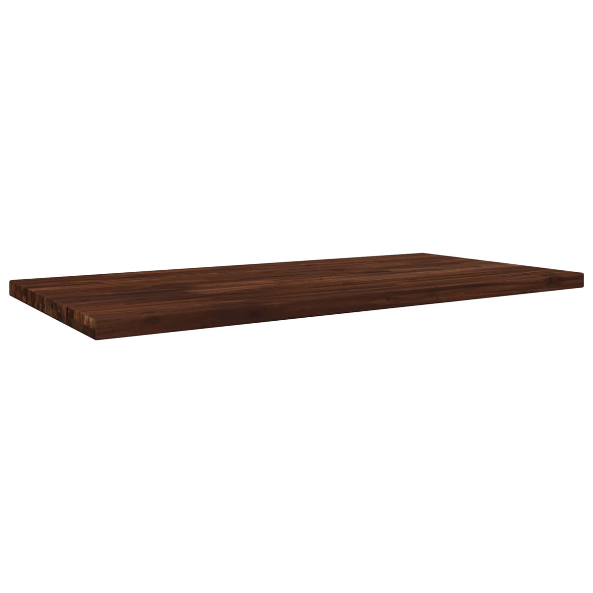 Table Top Dark Brown Rectangular Depth 60 cm 140 cm