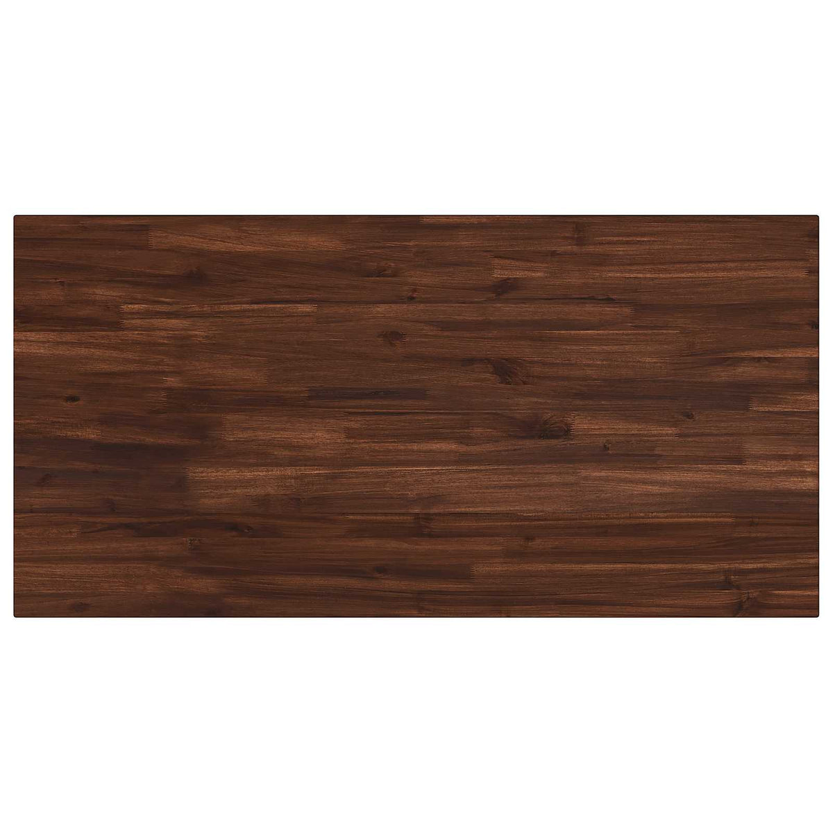 Table Top Dark Brown Rectangular Depth 60 cm 140 cm
