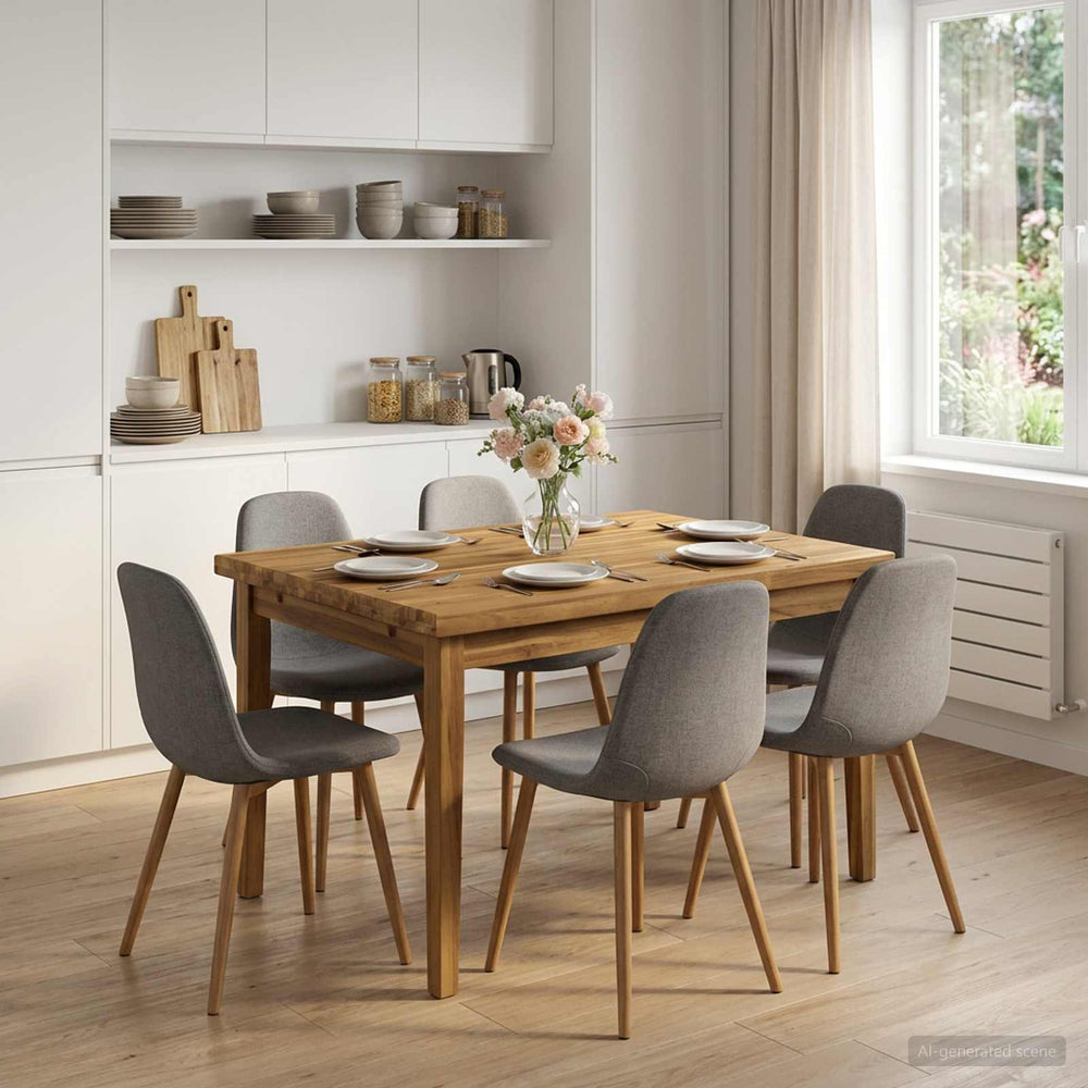 vidaXL Table Top Whitewash Rectangular Depth 70 cm