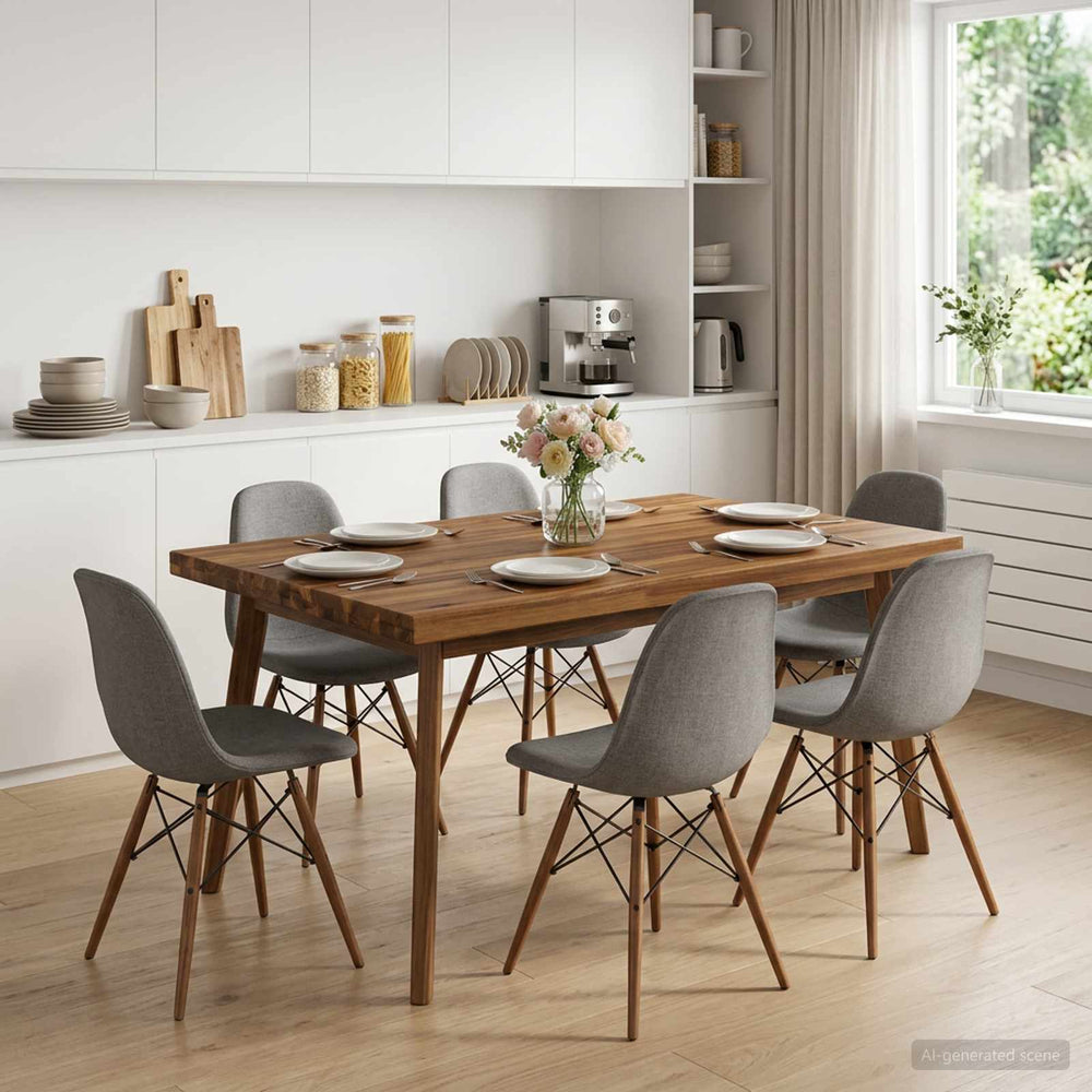 vidaXL Table Top Natural Rectangular Depth 70 cm