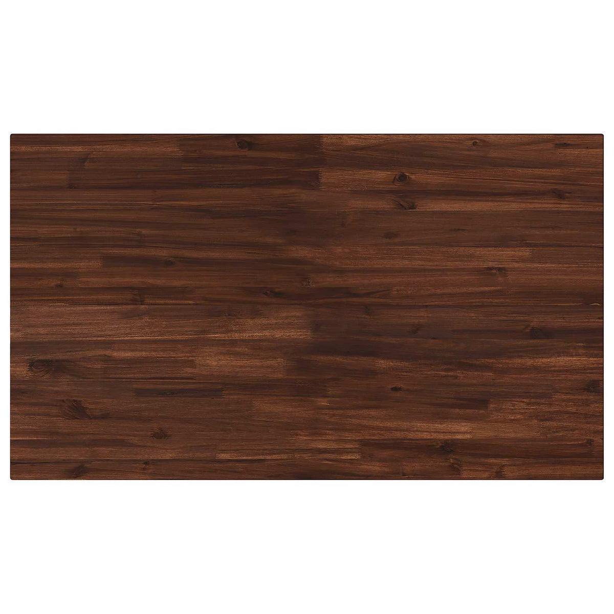 Table Top Dark Brown Rectangular Depth 70 cm 120 cm