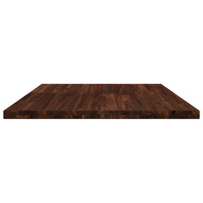 Table Top Dark Brown Rectangular Depth 80 cm 80 cm