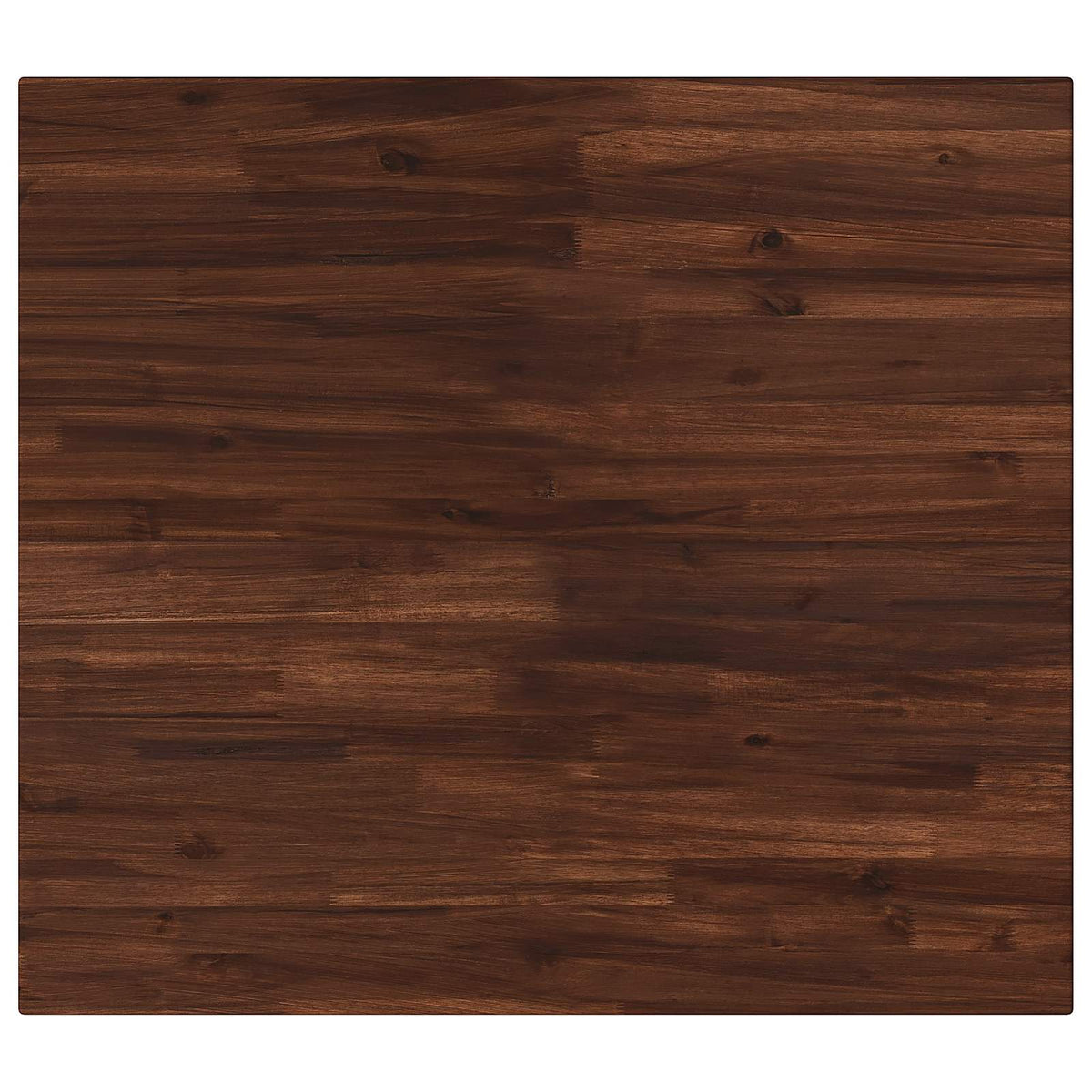 Table Top Dark Brown Rectangular Depth 80 cm 80 cm