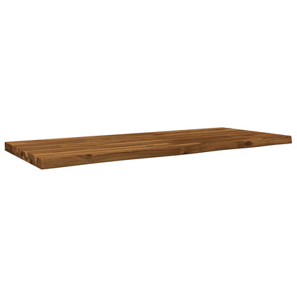 Live Edge Table Top Rectangular Natural Live Edge 1 Side Depth 50 cm 130 cm