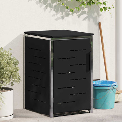 vidaXL Wheelie Bin Storage for Bins 240L Stainless Steel