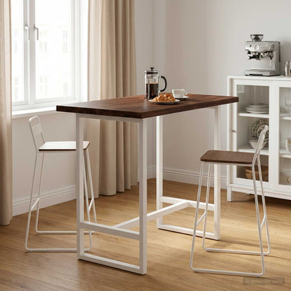 Table Top Dark Brown Rectangular Depth 40 cm 120 cm