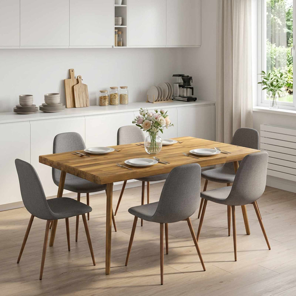 vidaXL Table Top Whitewash Rectangular Depth 60 cm