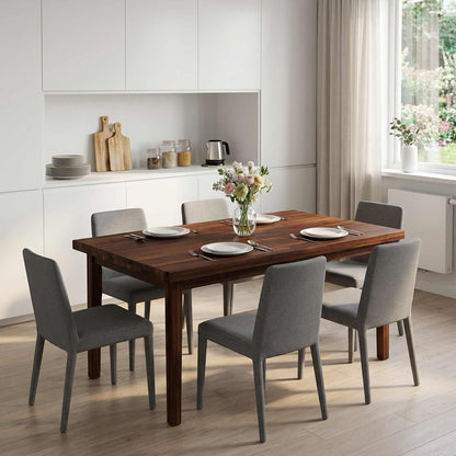 Table Top Dark Brown Rectangular Depth 60 cm 100 cm