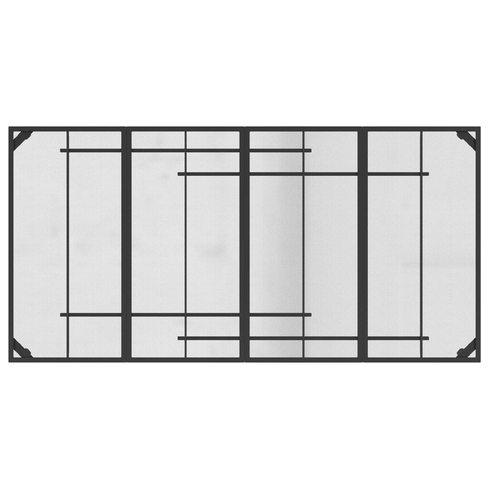 vidaXL Dining Set 9 pcs Anthracite Steel 6