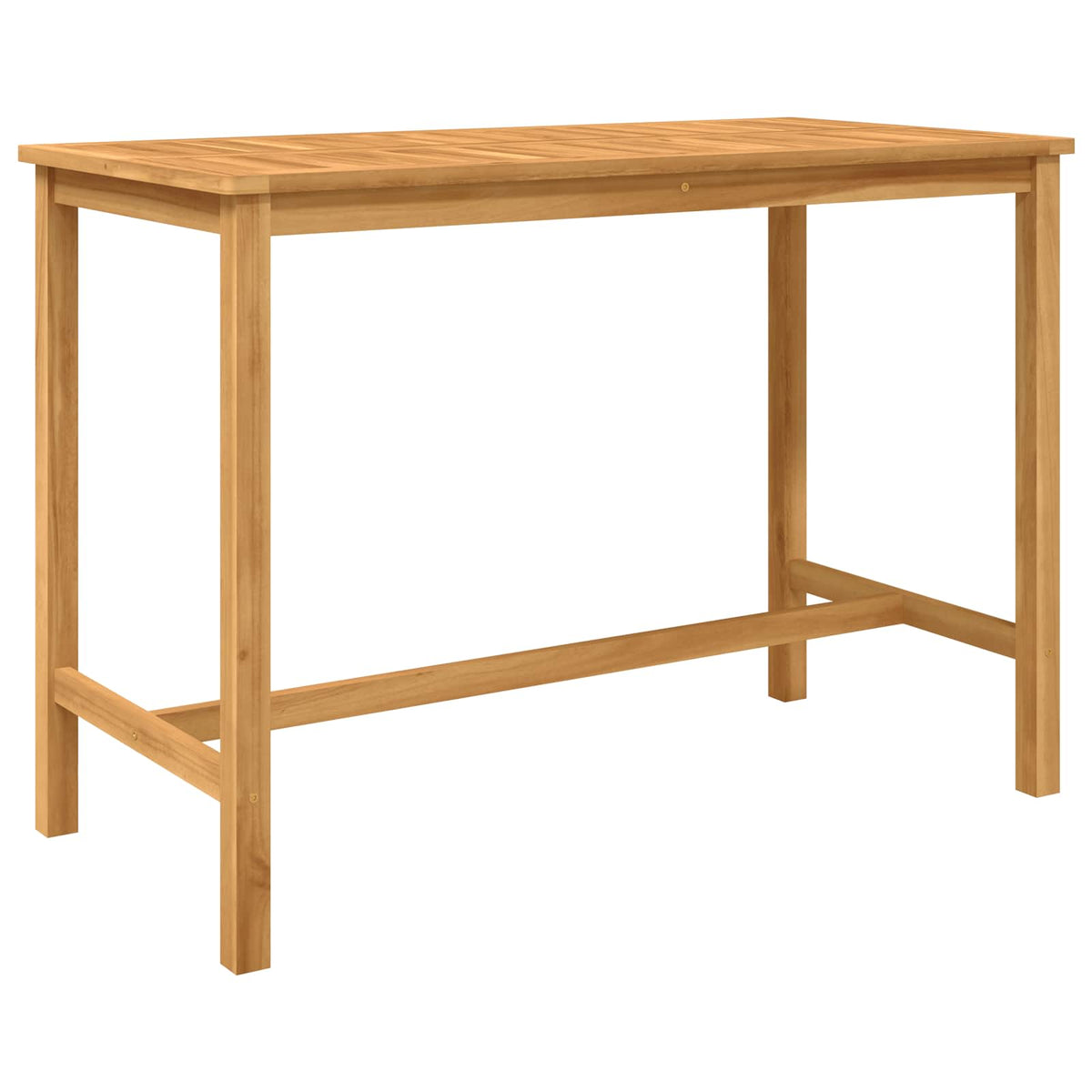 vidaXL Outdoor Bar Set 5 pcs Natural Solid Teak Wood 3